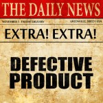 defective product, newspaper article text
