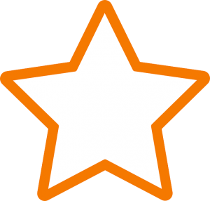yellow star in outline form
