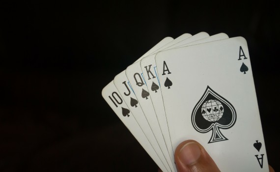 had of cards, royal flush