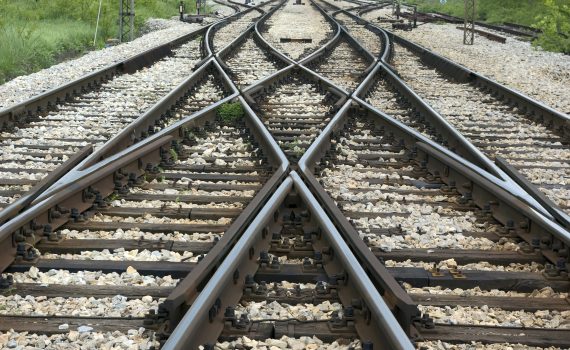 Criss Cross RailRoad Tracks