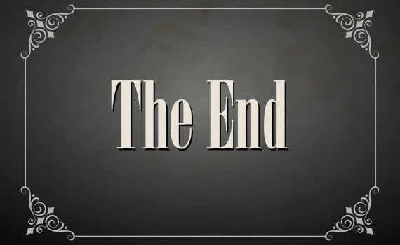 Movie ending screen the end