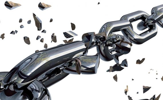 Broken Metal Chain