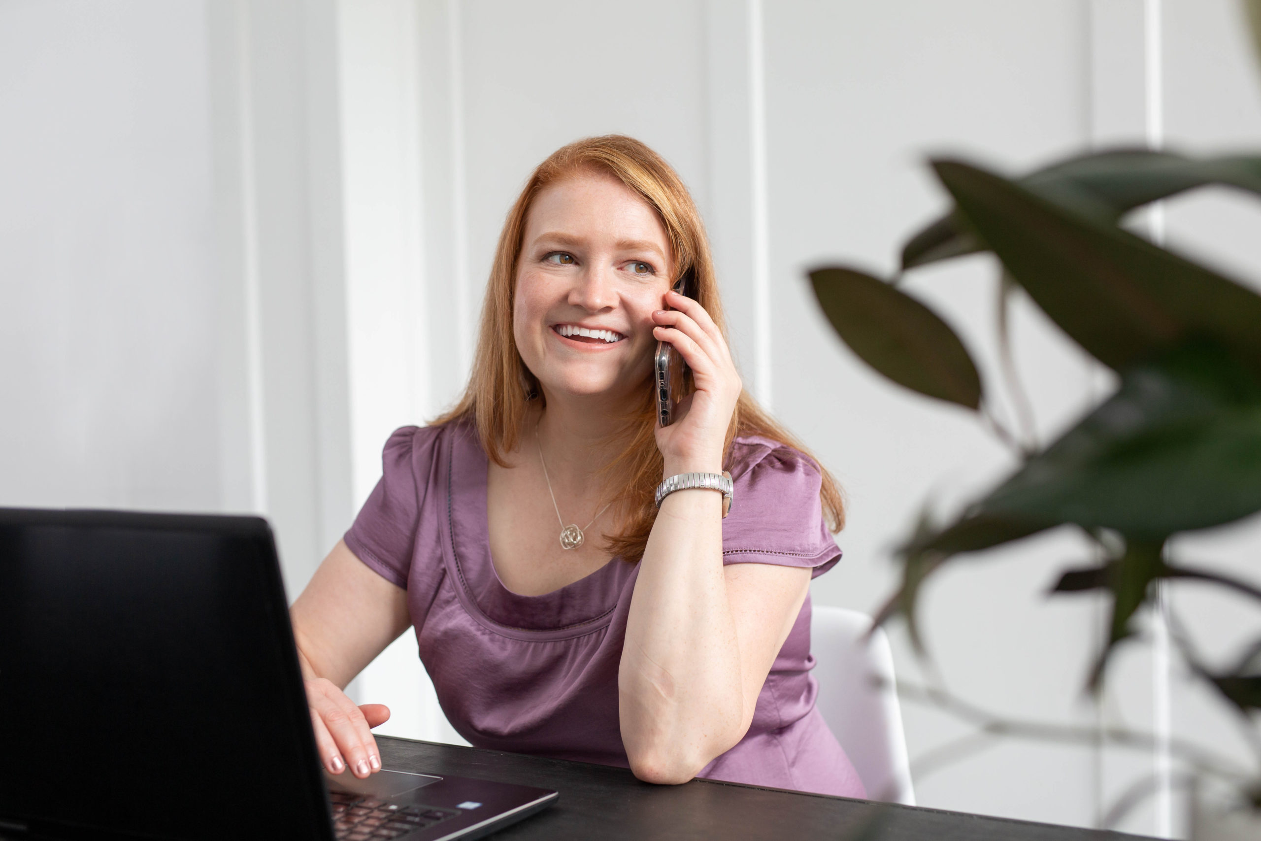 Business Contracts Attorney Stacia Hofmann On Phone