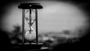 Hour Glass in Black and White Image by Eduin Escobar