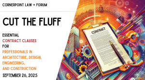 Cut the Fluff Conrtract Presentation Cornerpoint Law + FORUM